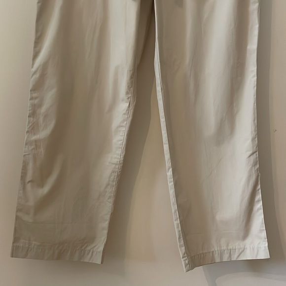 Lauren Ralph Lauren Light Cream Beige Khaki Straight Leg Ankle Pants Size 10 - Picture 6 of 15